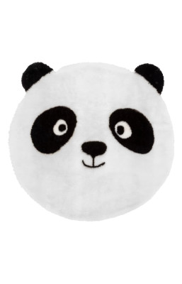 Tapis rond D100 noir et...