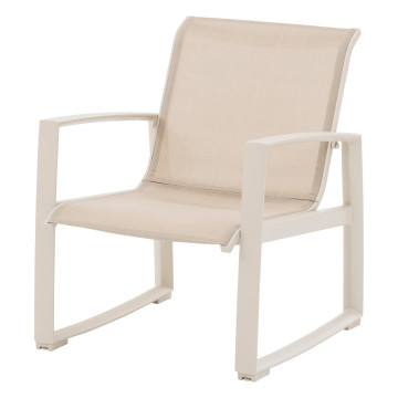 Salon de jardin Boreane 5 places lin / argile Hespéride - Le Dépôt Bailleul