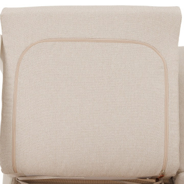 Salon de jardin Boreane 5 places lin / argile Hespéride - Le Dépôt Bailleul