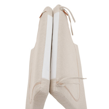 Salon de jardin Boreane 5 places lin / argile Hespéride - Le Dépôt Bailleul