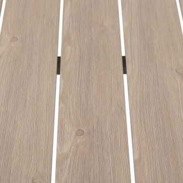 Table fixe carrée 2p Evasion lin/laurier Hespéride - Le Dépôt Bailleul