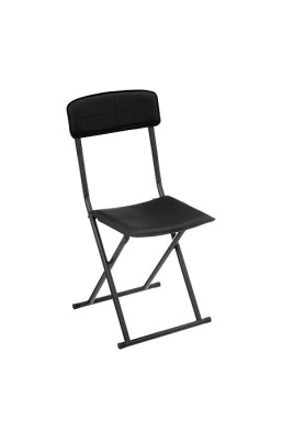 Chaise pliante Design noir...