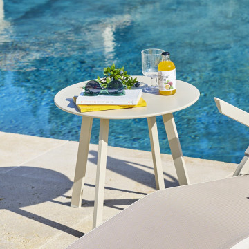 Table basse Saona D 50 cm argile Hespéride - Le dépôt Bailleul