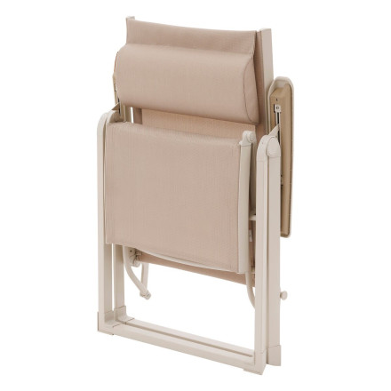 Chaise longue Decima Hespéride lin/argile - Le Dépôt Bailleul