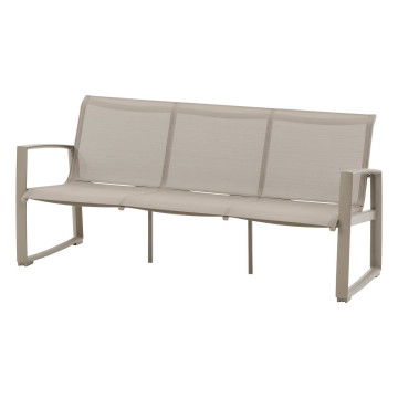 Salon de jardin Boreane 5 places noisette / café Hespéride - Le Dépôt Bailleul