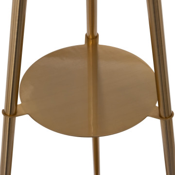 Lampadaire trépied Arthus 163 cm métal doré Atmosphera - Le Dépôt Bailleul