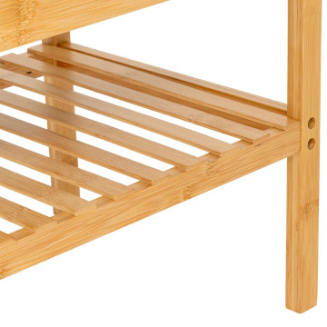 Banc range-chaussures Cosy 4 paires bambou 5five - Le Dépôt Bailleul