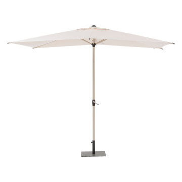 Parasol mat central 2x3 m Loompa argile / blé Hespéride - Le Dépôt Bailleul