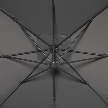 Parasol déporté 3 x 3 m Cayo ardoise Hespéride - Le Dépôt Bailleul