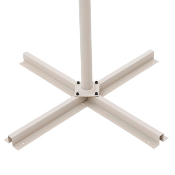 Parasol décentré rond Manoa blé et argile Hespéride - Le Dépôt Bailleul