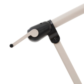 Parasol décentré rond Manoa blé et argile Hespéride - Le Dépôt Bailleul