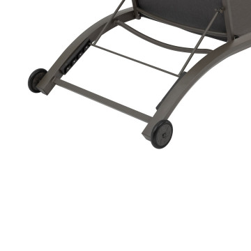 Transat avec roues Jimani anthracite / graphite Hespéride - Le Dépôt Bailleul