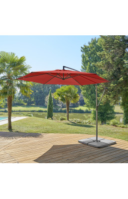 Parasol décentré rond Manoa...