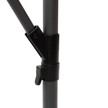 Parasol décentré rond Manoa ambre Hespéride - Le Dépôt Bailleul