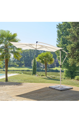 Parasol décentré carré...