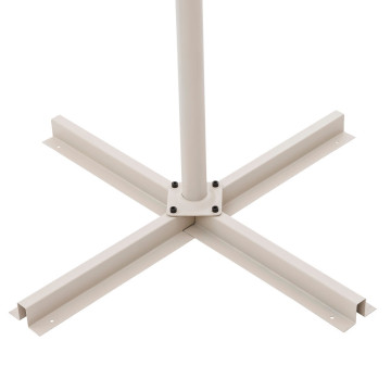 Parasol décentré carré Manoa blé et agile Hespéride - Le Dépôt Bailleul