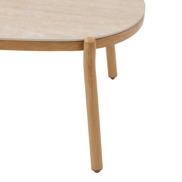 Salon de jardin 5 places Meloane taupe Hespéride - Le Dépôt Bailleul