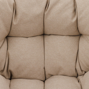 Fauteuil de jardin 1 place Meloane taupe Hespéride - Le Dépôt Bailleul