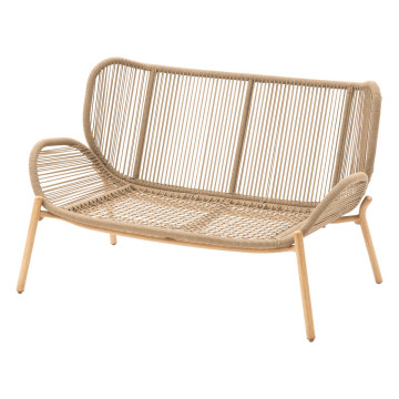 Canapé de jardin 2 places Meloane taupe Hespéride - Le Dépôt Bailleul