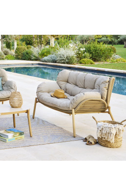 Canapé de jardin 2 places...