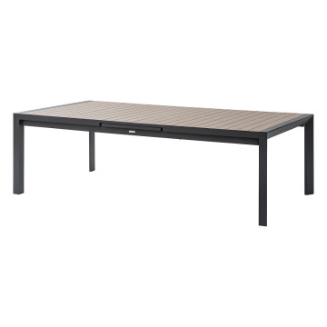 Table de jardin extensible 14p. Evasion honey et graphite Hespéride - Le Dépôt Bailleul