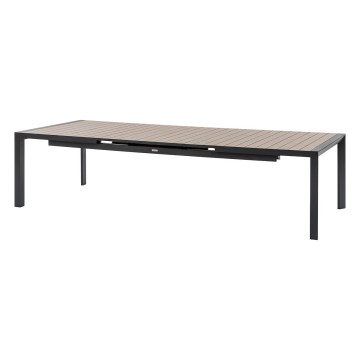 Table de jardin extensible 14p. Evasion honey et graphite Hespéride - Le Dépôt Bailleul
