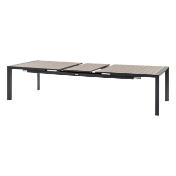 Table de jardin extensible 14p. Evasion honey et graphite Hespéride - Le Dépôt Bailleul