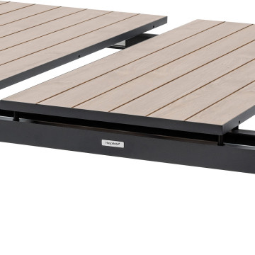 Table de jardin extensible 14p. Evasion honey et graphite Hespéride - Le Dépôt Bailleul