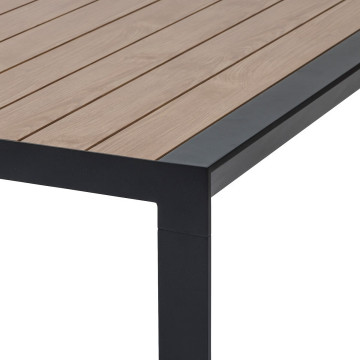 Table de jardin extensible 14p. Evasion honey et graphite Hespéride - Le Dépôt Bailleul