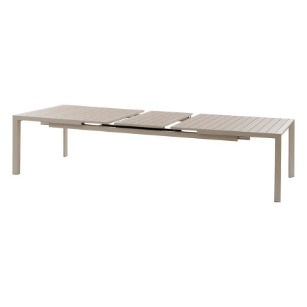 Table de jardin extensible 14p. Evasion lin et argile Hespéride - Le Dépôt Bailleul