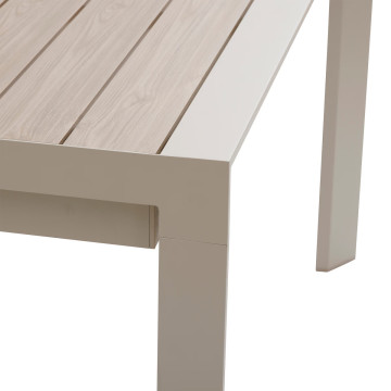 Table de jardin extensible 14p. Evasion lin et argile Hespéride - Le Dépôt Bailleul