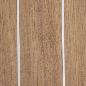 Table fixe carrée 4p Evasion honey/graphite Hespéride - Le Dépôt Bailleul