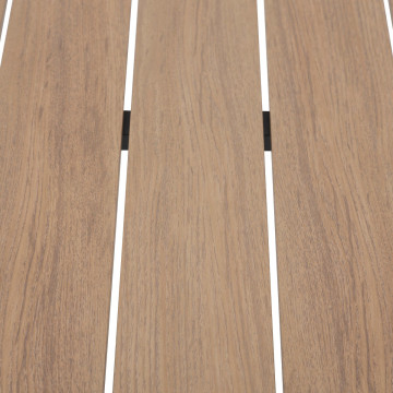 Table fixe 6p Evasion honey/graphite Hespéride - Le Dépôt Bailleul