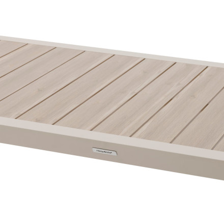 Table fixe 6p Evasion lin/argile Hespéride - Le Dépôt Bailleul