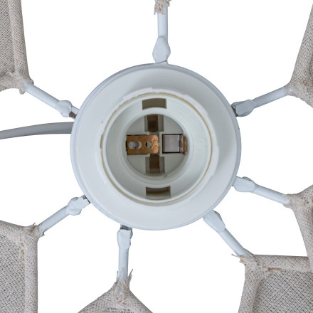 Suspension pétales D100 lin beige Naya Atmosphera - Le Dépôt Bailleul