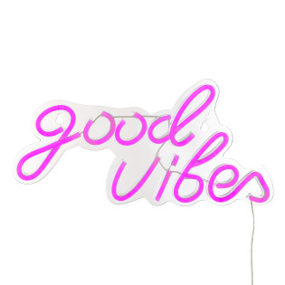 Néon mural USB Good Vibes...