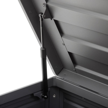 Coffre de rangement extérieur 510L Edenio graphite Hespéride - Le Dépôt Bailleul