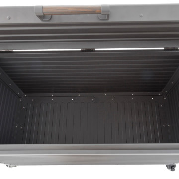 Coffre de rangement extérieur 670L Edenio graphite Hespéride - Le Dépôt Bailleul