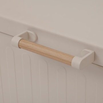 Coffre de rangement extérieur 670L Edenio argile Hespéride - Le Dépôt Bailleul