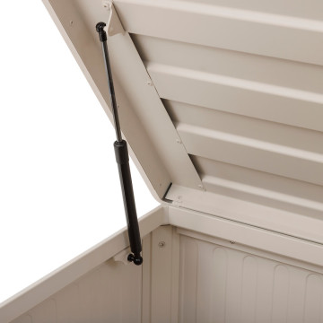 Coffre de rangement extérieur 1070L Edenio argile Hespéride - Le Dépôt Bailleul