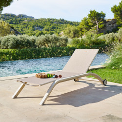 Transat avec roues Jimani badiane / argile Hespéride - Le Dépôt Bailleul