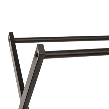 Portant à vêtements double métal noir Metty 5five - Le Dépôt Bailleul