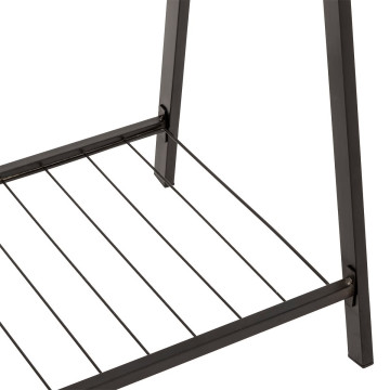 Portant à vêtements double métal noir Metty 5five - Le Dépôt Bailleul