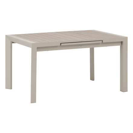 Table de jardin extensible 8p. Evasion lin et argile Hespéride - Le Dépôt Bailleul