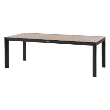 Table fixe 8p Evasion honey/graphite Hespéride - Le Dépôt Bailleul