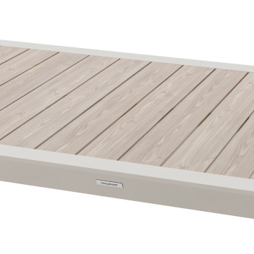 Table fixe 8p Evasion lin/argile Hespéride - Le Dépôt Bailleul