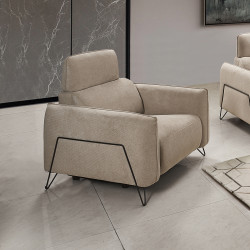 Fauteuil 1 place relax électrique 4311 beige - Le Dépôt Bailleul