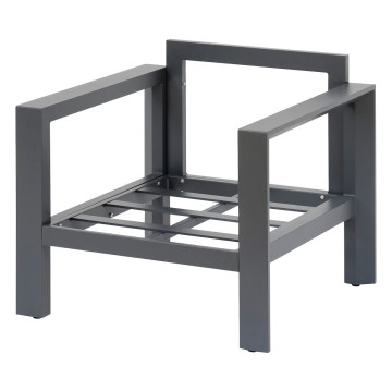 Fauteuil salon extérieur Evasion graphite Hespéride - Le Dépôt Bailleul