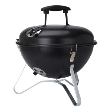 Barbecue de table D34 avec couvercle métal noir - Le Dépôt Bailleul