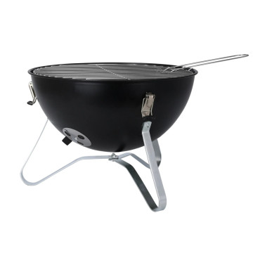 Barbecue de table D34 avec couvercle métal noir - Le Dépôt Bailleul